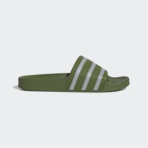 adidas badslipper groen|Adidas online shop.